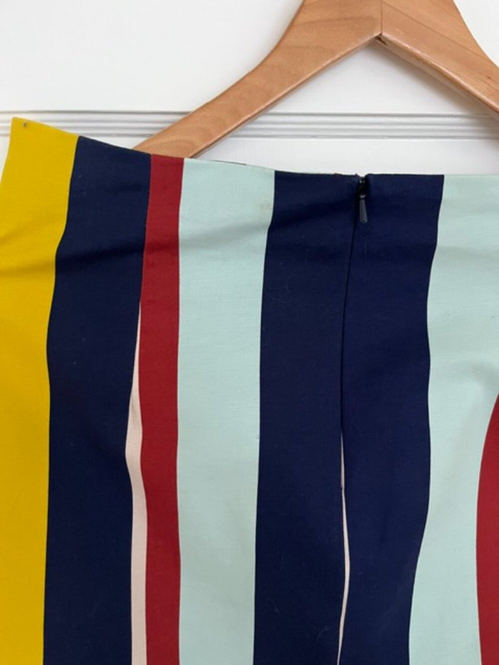 Boden Multicolor Striped Pencil Skirt | Size 10 - Picture 5 of 6
